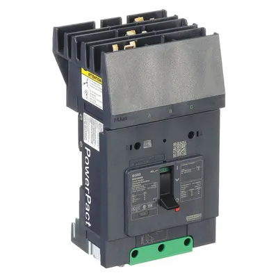 SQUARE D Molded Case Circuit Breaker: 60 A Amps, 100kA at 240V AC, Fixed, ABC, 3 Poles - B-Frame Square D Molded Case Circuit Breakers