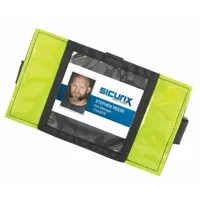 Arm Band Badge Holder: Pouch, Horizontal/Vertical, 7 in Badge Pouch Wd, 6 in Badge Pouch Ht, 12 PK (MPN BAU 66850)