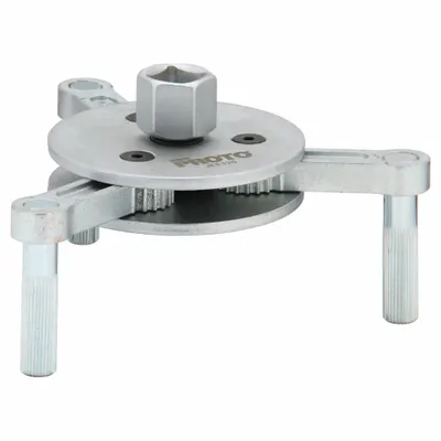 PROTO JFF120 3-Jaw Filter Wrench, 3/8 in Drive, Steel Strap - 3-Jaw Filter Wrenches