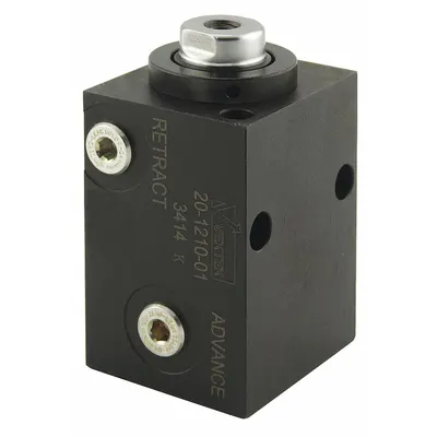VEKTEK Block Body Hydraulic Cylinder: Double Acting, 3,900 lbf Nominal Capacity - Block Body Hydraulic Cylinders