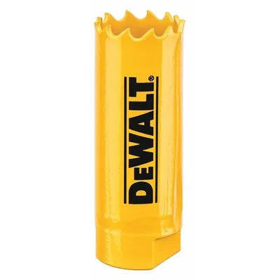DEWALT Hole Saw: 15/16 in Saw Dia., 4/5 Teeth per Inch, 1 3/4 in Max. Cutting Dp - Multi-Material-Cutting Hole Saws without Arbor