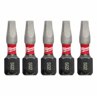 MILWAUKEE Insert Bit: Insert Bit, Imperial, #2 Bit Size, S2 Bit Industry Size, Std, Hex, 5 PK (MPN 48-32-4605)