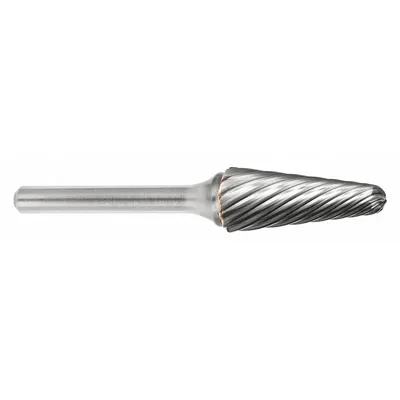 SGS PRO Carbide Bur: Ball-Nosed Cone, SL-2, Inox Cut, 5/16" x 7/8" Head - Inox-Cut Ball-Nosed Cone Burs