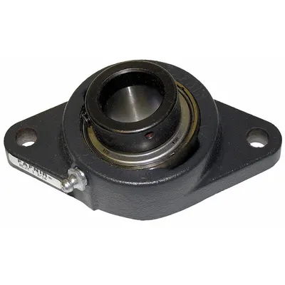 TIMKEN 2 Bolt Flange Bearing: Radial Ball, 1 in Bore, Cast Iron, Eccentric Collar - General Purpose Flange-Mount Ball Bearings