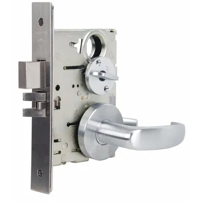 FALCON LOCK Door Lockset: Privacy Lever Locksets, Chrome