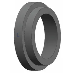 This nitrile cam and groove gasket is designed for sealing coupling halves in fluid transfer systems. It features a flat profile, black color, 7/8 in outside diameter, and 0.25 in thickness. Suitable for use with 1/2 in coupling size, it provides a leak-resistant seal in industrial applications.