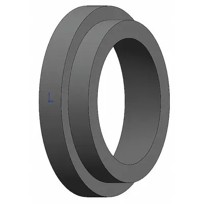 DIXON VALVE & COUPLING Cam and Groove Gasket: 1/2 in For Coupling Size, Black, 7/8 in Outside Dia - Nitrile Cam & Groove Gaskets