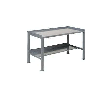 JAMCO Workbench: Fixed Ht, Steel, 60 in x 30 in, 3,000 lb Overall Load Capacity - Workbenches with Lower Shelves