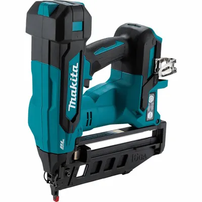 MAKITA Cordless Nail Gun: Finish, Combo, For 16 ga Nail Gauge, Plastic, Strip Collation - Makita Cordless Nailers