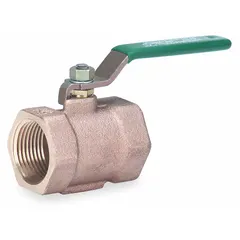 Bronze fire-protection butterfly valve with 1-1/4 in NPT connections and lever handle. Rated for 175 psi CWP. Used in fire-suppression systems for water flow control.