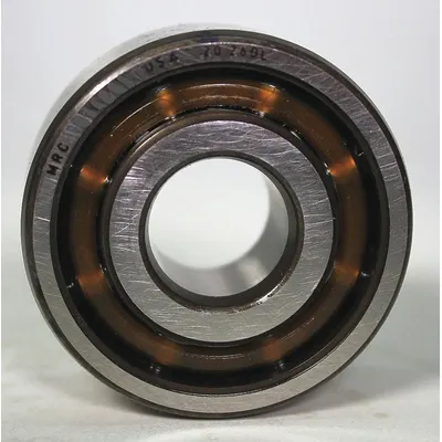 MRC Angular Contact Ball Bearing: 5200, 2 Rows, 30°, Open, ABEC 1, Steel Cage - Double-Row Angular Contact Bearings