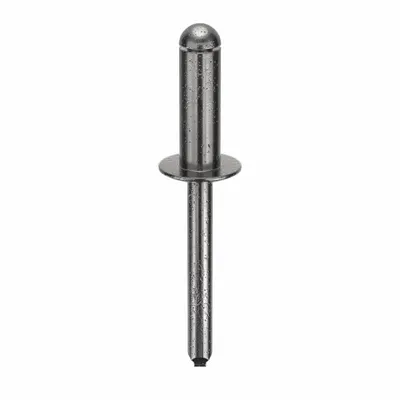 POP AVDEL Blind Rivet,2 4/91" L,0.249" dia,PK100: Inch, 2 3/64 in Overall Lg, 23/32 in Body Lg - Domed-Head Blind Rivets