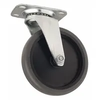 APPROVED VENDOR Replacement Caster: For 5UTJ1/5UTJ2/5UTJ3/5UTJ4/5UTJ5/5UTJ6/5UTJ7, Zinc Plated, Gray (MPN MH5UTH803G)