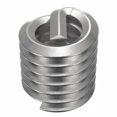 HELI-COIL Helical Insert: Tanged Tang Style, Free-Running, 1/4"-20 Thread Size - Free-Running Tanged Helical Inserts