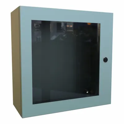 HAMMOND Electrical Enclosure: Steel, 20 in x 20 in x 8 in, NEMA 12/3R/4 - Steel Washdown Enclosures