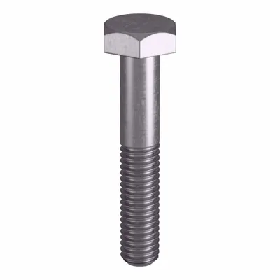 USA INDUSTRIALS Heavy Hex Bolt: Stainless Steel, Grade B8, Plain, 3/8"-16 Thread Size, 2 1/4 in lg - Grade B8 Heavy Hex Bolts