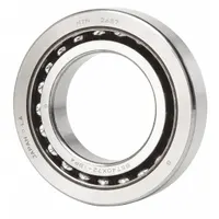 Single row angular contact thrust bearing designed for ball screw support. Features a 40 mm bore, 90 mm outer diameter, 60° contact angle, open design, ABEC 7 precision rating, and thermoplastic cage. Suitable for handling axial loads in precision linear motion systems such as machine tools and automation equipment