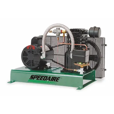 SPEEDAIRE Electric Air Compressor: 2 hp, 1 Stage, Tankless, 11.6 cfm, 40 psi - Fire Sprinkler Stationary Electric Air Compressors