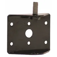 SOUNDTUBE Surface Mount Bracket: 2 in Overall Ht, 24 in Overall Lg, 48 in Overall Wd, HP129a/HP129i (MPN AC-HP-SM129-BK)