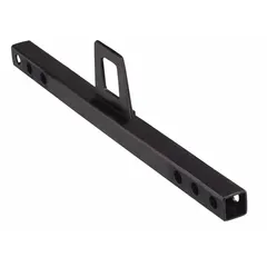 This black twin magnet spreader bar is designed for manhole removal operations. It attaches to an existing dolly without requiring assembly, using magnets to spread and lift heavy covers. Typical applications include utility and construction tasks involving confined space entry.
