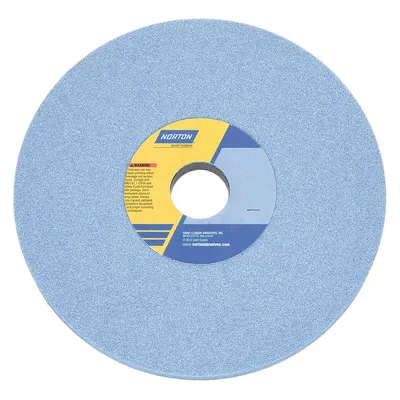NORTON Straight Grinding Wheel: Type 1, 8" x 1/2" x 1 1/4", 5SG80-KVS - Cool-Cutting Grinding Wheels for All Metals