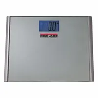 RICE LAKE WEIGHING SYSTEMS Bathroom Scale: Digital, kg/lb, 15 3/8 in Weighing Surface Wd (MPN 201124)