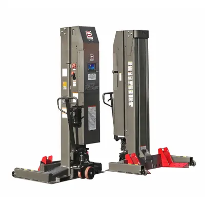 GRAY Vehicle Lift System: Electric/Hydraulic, 7 ton Load Capacity, Wireless - Vehicle Lift Systems