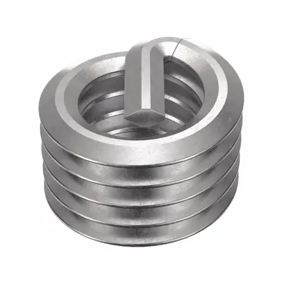 HELI-COIL Helical Insert: Tanged Tang Style, Screw-Locking, M6-1.00 Thread Size - Screw-Locking Tanged Helical Inserts