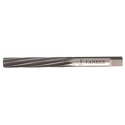 YANKEE Hand Reamer: 3/16 in, Spiral Flute, LH - Left-Hand Spiral-Flute Hand Reamers