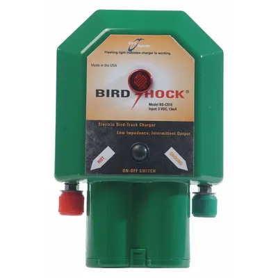 BIRD BARRIER Bird Shock Battery Charger: 6 or 12 V DC Charger Input Volt - Bird Control Shock Track Chargers