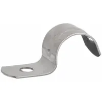 Conduit & Pipe Strap Clamp, One-Hole: 1 in Trade Size, 316 Stainless Steel, EMT (MPN S210001S00)