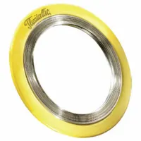 Spiral Wound Flange Gasket: 304 Stainless Steel Winding, For 3/4 in Pipe, 1/4 in Thick, 1 in ID (MPN 007090008)
