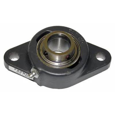 TIMKEN 2 Bolt Flange Bearing: Radial Ball, 1 in Bore, Cast Iron, Set Screws - General Purpose Flange-Mount Ball Bearings