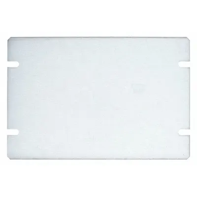 RACO Electrical Box Cover: 2 Gangs, Blank, For Rectangular Box Shape, Steel - Galvanized Electrical Box Covers