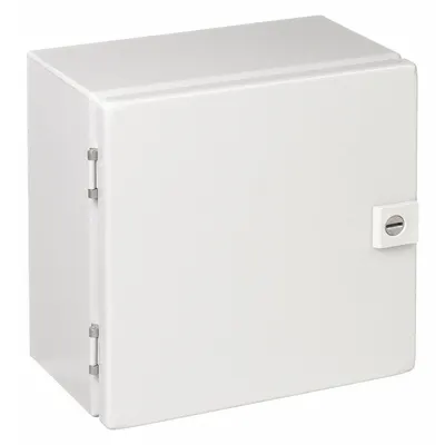 HOFFMAN Enclosure: Steel, 8 in x 6 in x 6 in, NEMA 12/13, Solid Cover - Steel Dust-Tight Enclosures