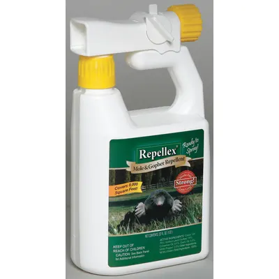 REPELLEX Mole/Gopher Repellent: Targets Moles/Rodents/Voles - Wildlife Repellents