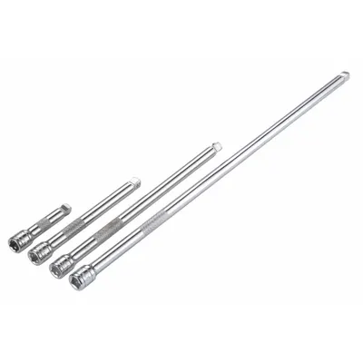 WESTWARD Socket Extension Set: 3/8 in Input Drive Size, 3/8 in Output Drive Size - Wobble Hand Socket Extension Sets