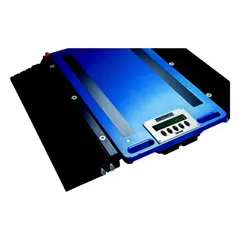 This wheel and axle scale ramp provides a gradual transition for vehicles driving onto weighing scales. It is used in applications where accurate axle-weight measurement is required, such as truck stops, weigh stations, and industrial facilities.