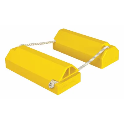 CHECKERS AC6856-LR-RP Urethane Aircraft Wheel Chock - Aircraft Wheel Chocks