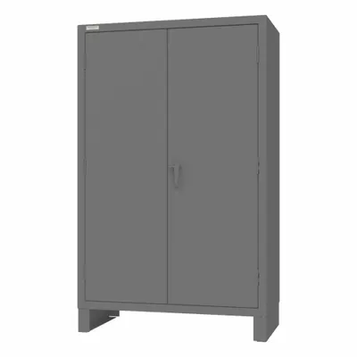 DURHAM MFG HDC48-144B-4S95 Standard Bin Cabinet with Shelves - Standard Bin Cabinets with Shelves