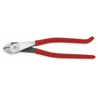 High Leverage Diagonal Cutting Plier: Std, Angled, Oval, 7/8 in Jaw Lg, 1 1/4 in Jaw Wd, 9 - 11 in (MPN D248-9ST)