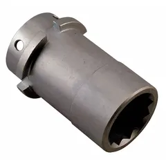 This shear bolt wrench sleeve is a deep socket with 83mm length, designed for fastening 3/4 in TC bolts. It is intended for use with the MAKITA 6922NB impact wrench in structural steel bolting applications.