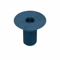 Socket Flat Head Screw: M12x1.75 Thread Size, 25 mm Lg, Flat, Blue Phosphate, Alloy Steel, 10 PK (MPN UST180375)