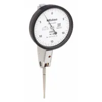 MITUTOYO Horizontal Dial Test Indicator: 0 in to 0.03 in, Horizontal, Inch, +/- 0.0005 in (MPN 513-412-10E)