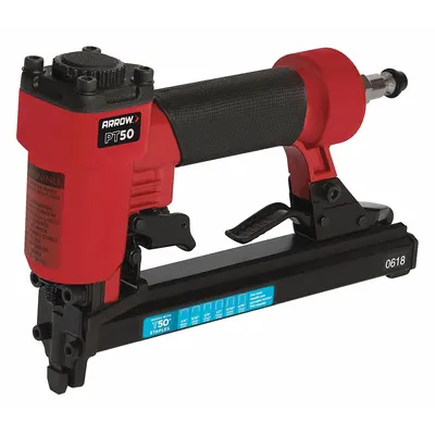 ARROW Staple Gun: For 3/8 in Staple Wd, For 20 ga Staple Gauge - Air-Powered Framing Staplers