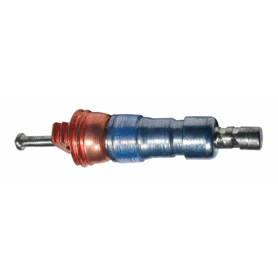 TRU-FLATE Hydraulic Accumulator Valve Core: Core Valve, 180° Valve Stem Angle, Straight - Tire Valve Cores