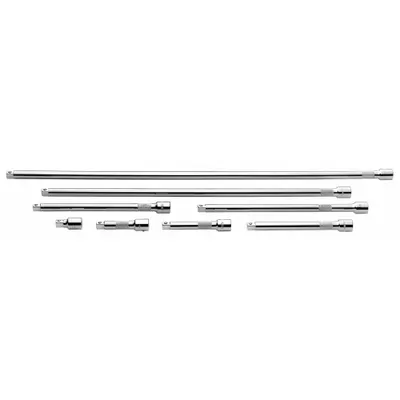 SK PROFESSIONAL TOOLS Socket Extension Set: 3/8 in Input Drive Size, 3/8 in Output Drive Size - Hand Socket Extension Sets