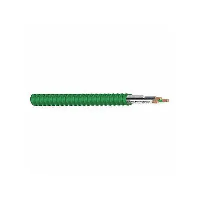 SOUTHWIRE Metal Clad Cable: 12 AWG, 2 Conductors, Solid, 1,000 ft, 600 V Volt - Healthcare Metal-Clad Building Cables
