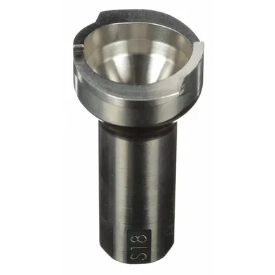 3M PPS S18 Stainless Steel Spray Gun Cup Adapter, 3/8 in Thread - Adapters for Spray Gun Cups