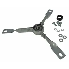 This bearing bracket assembly is designed for use in blowers to support and align the rotating shaft. It includes a self-aligning ball bearing made of bearing steel with a galvanized finish and bearing support. Rated for a maximum operating speed of 5,850 RPM and up to 2 hp.